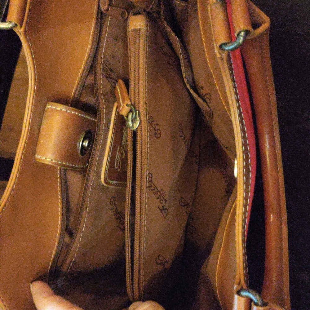 Fossil Red Canvas Bag. Gw1 - image 2